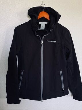 Free Country Black Soft Shell Jacket M